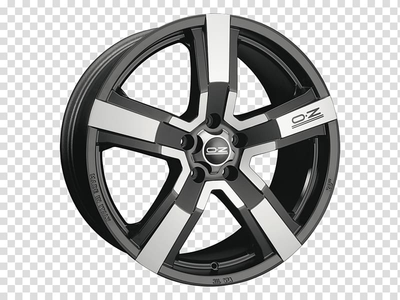 Car OZ Group Alloy wheel Tire Rim, car transparent background PNG clipart