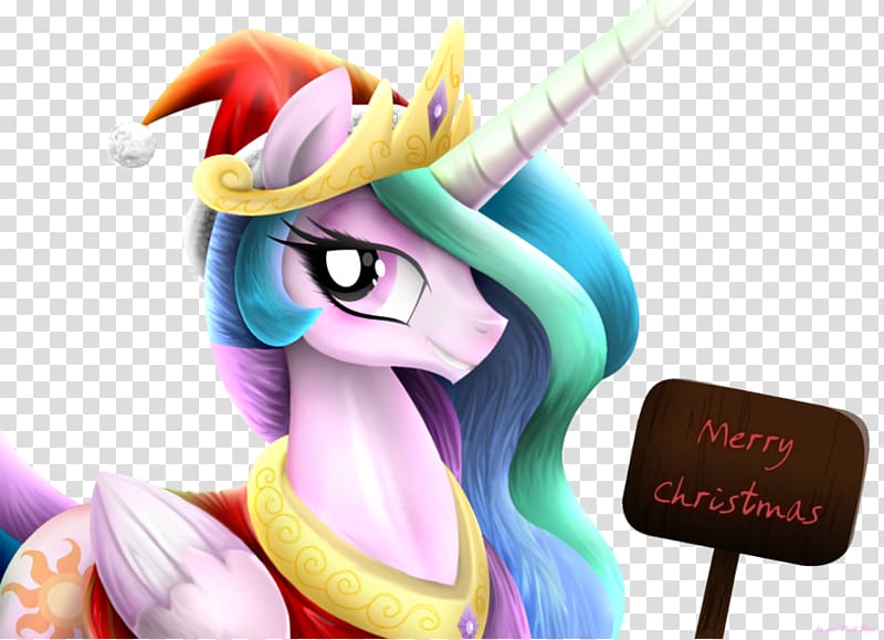 Princess Celestia Twilight Sparkle Pony Christmas, christmas transparent background PNG clipart