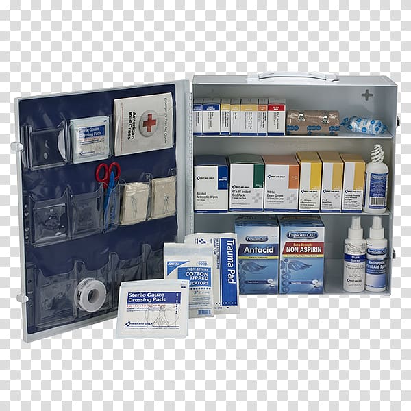 First Aid Supplies First Aid Kits First Aid Only Occupational Safety and Health Administration Survival kit, Store Shelf transparent background PNG clipart