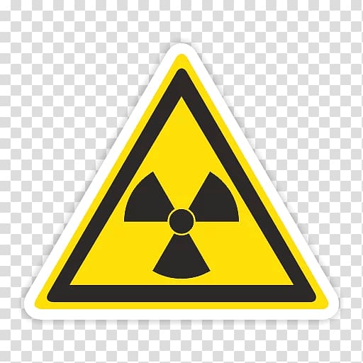 The atomic nucleus Radioactive decay Radiation, radioactive symbol transparent background PNG clipart