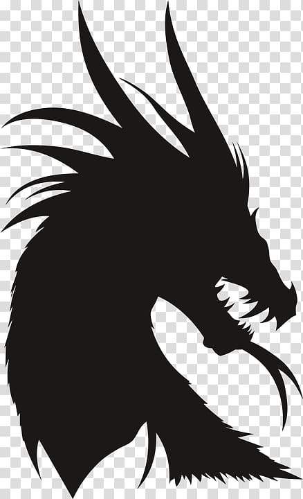 Dragon Silhouette , dragon transparent background PNG clipart | HiClipart
