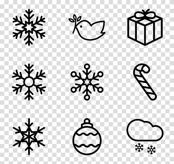 Christmas Snowflake , chinese new year font elements transparent background PNG clipart