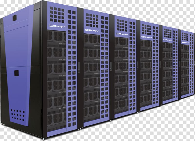 Cray XC40 Computer network Computer cluster Supercomputer, Computer transparent background PNG clipart