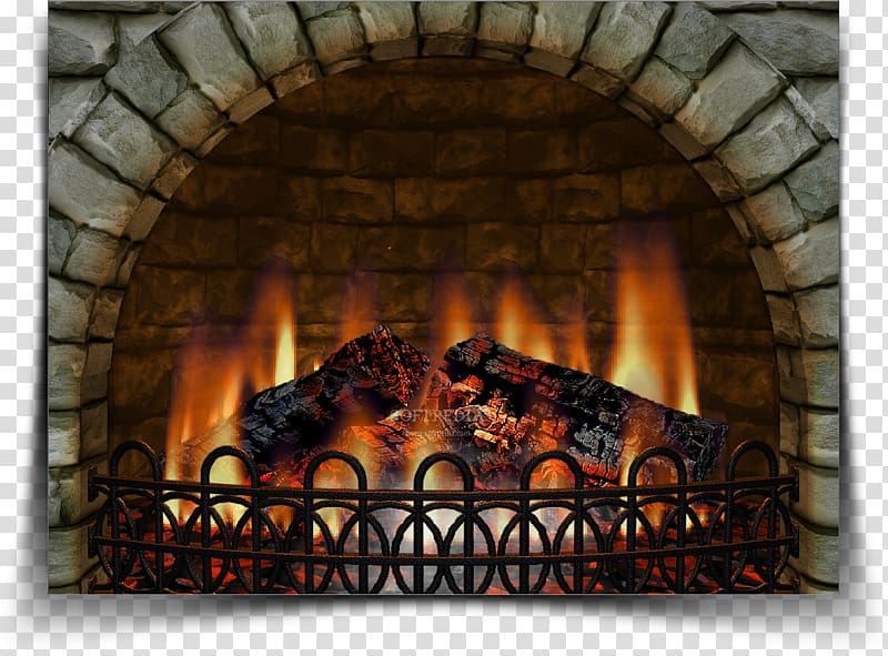 Fireplace Fire screen Screensaver Hearth Light, 3d fire transparent background PNG clipart