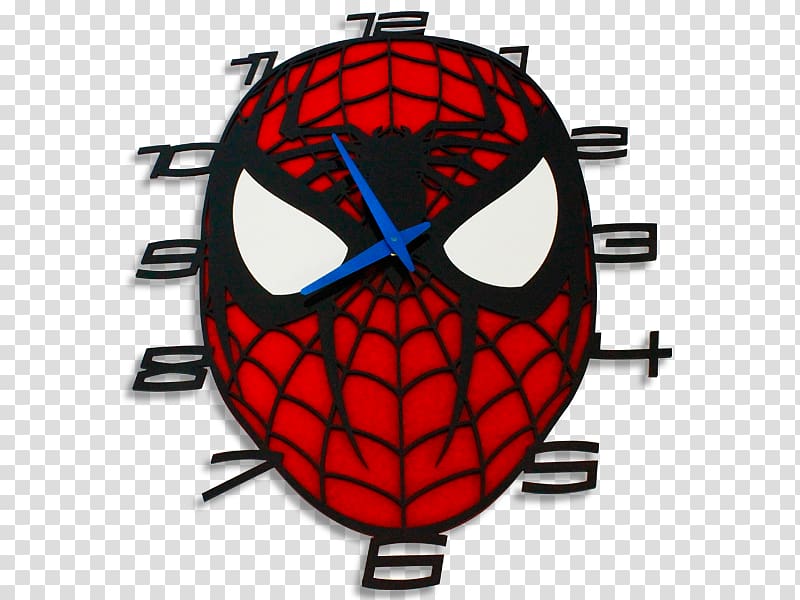 The Amazing Spider-Man Clock Laser cutting Room, spider-man transparent background PNG clipart