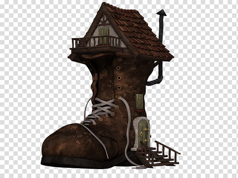 brown shoe house illustration, Boot Shoe House Home Footwear, Boots house transparent background PNG clipart