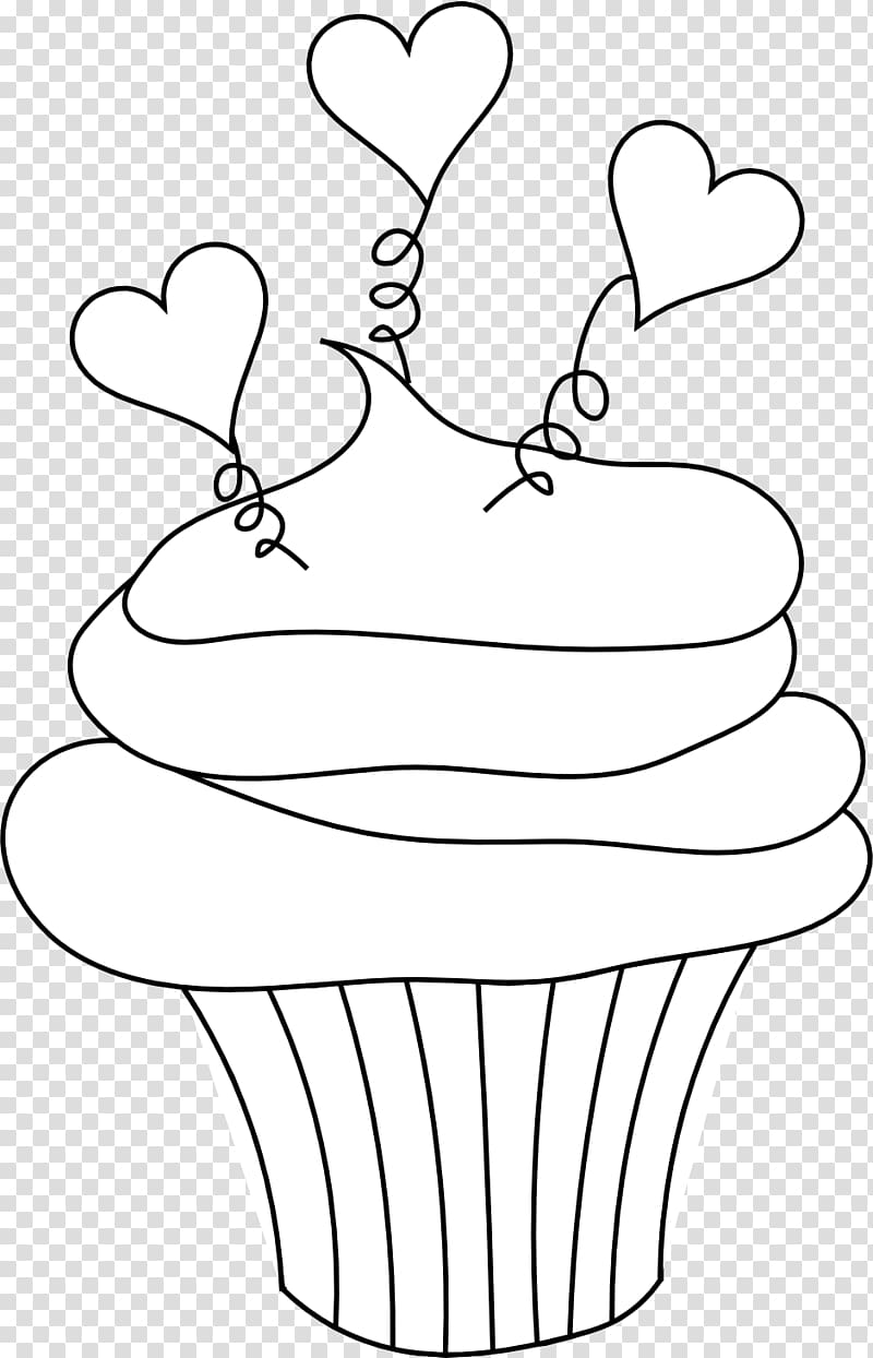 Cupcake Frosting & Icing Red velvet cake Muffin Coloring book, Color Cupcake transparent background PNG clipart