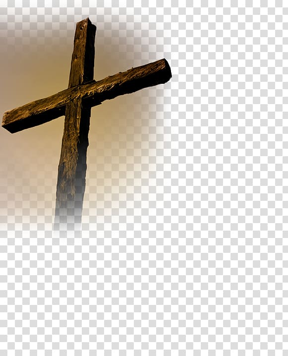 brown wooden cross illustration, Crucifix Christian cross Church , Cross transparent background PNG clipart