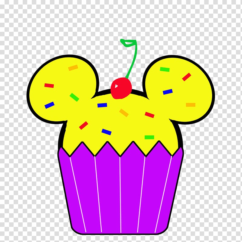 Mickey Mouse Cupcake Minnie Mouse Birthday cake , Disney Bday transparent background PNG clipart