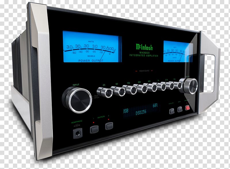 McIntosh Laboratory Integrated amplifier Audio power amplifier Digital audio, others transparent background PNG clipart