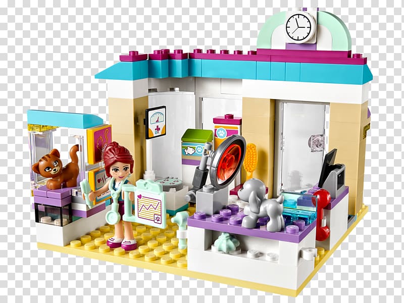 LEGO 41085 Friends Vet Clinic Toy block LEGO Friends Veterinarian, toy transparent background PNG clipart