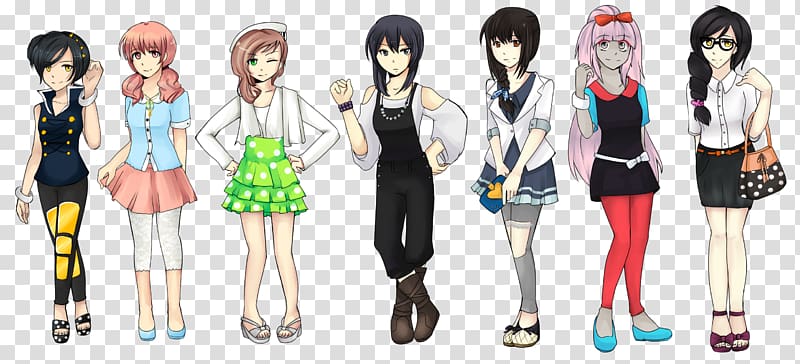 Aprender a dibujar Drawing Clothing Anime Manga, moda transparent background PNG clipart