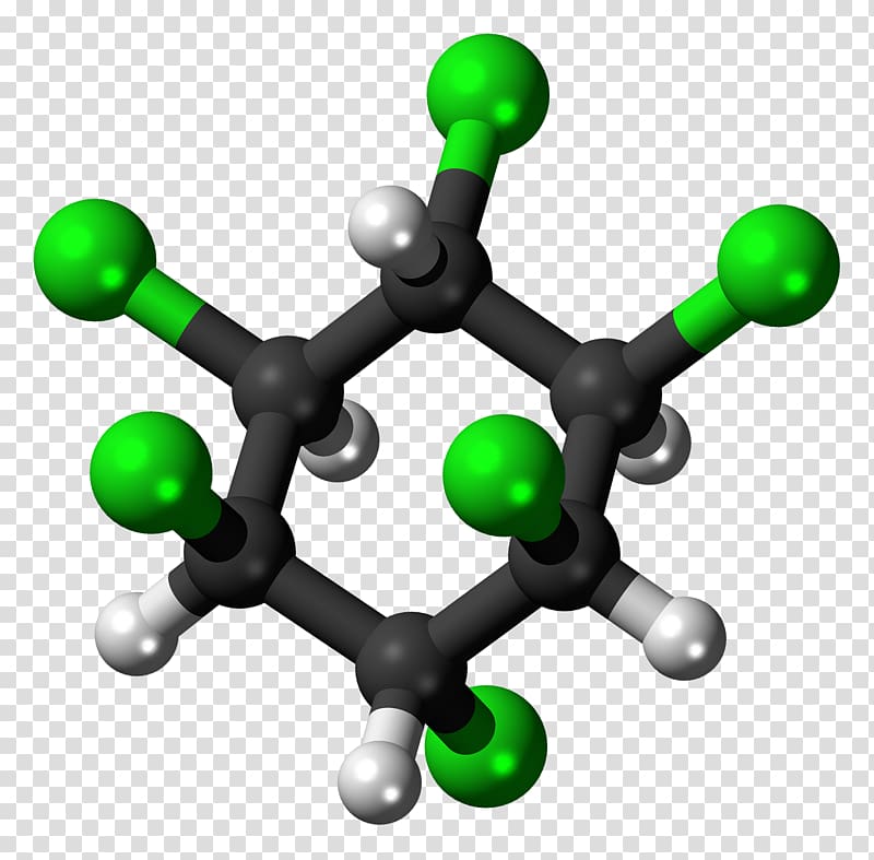 Insecticide beta-Hexachlorocyclohexane Lindane alpha-Hexachlorocyclohexane, chemical molecules transparent background PNG clipart