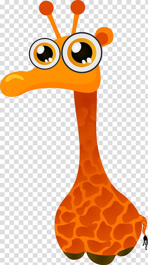 Giraffe Leopard Cartoon, Cartoon Giraffe transparent background PNG clipart