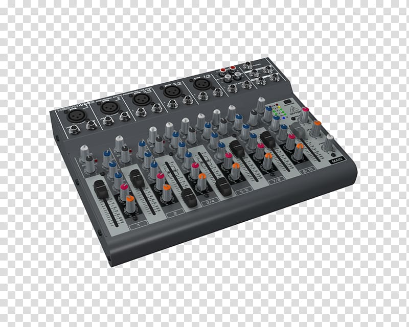 Microphone Audio Mixers Behringer Xenyx 1002B Behringer Xenyx 302USB, microphone transparent background PNG clipart