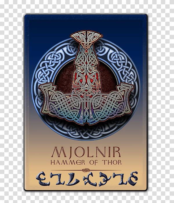 The Hammer of Thor Mjölnir Norse mythology, Thor transparent background PNG clipart