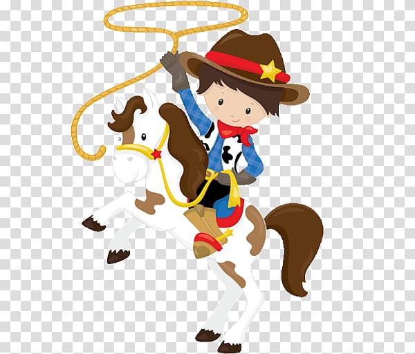 cowboy riding white horse while holding brown lasso illustration, American frontier Cowboy Western YouTube Child, cowboy transparent background PNG clipart