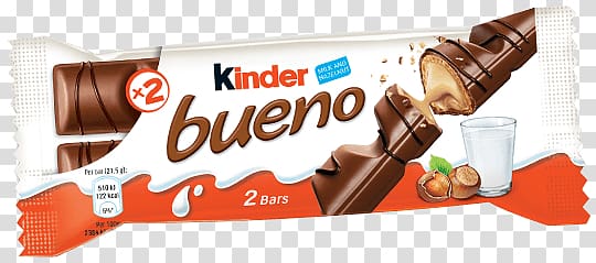 Kinder Bueno chocolate bar pack, Kinder Bueno transparent background PNG clipart