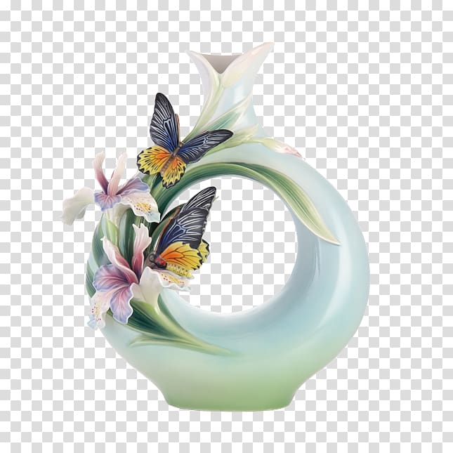 Franz-porcelains Vase Ceramic, vase transparent background PNG clipart