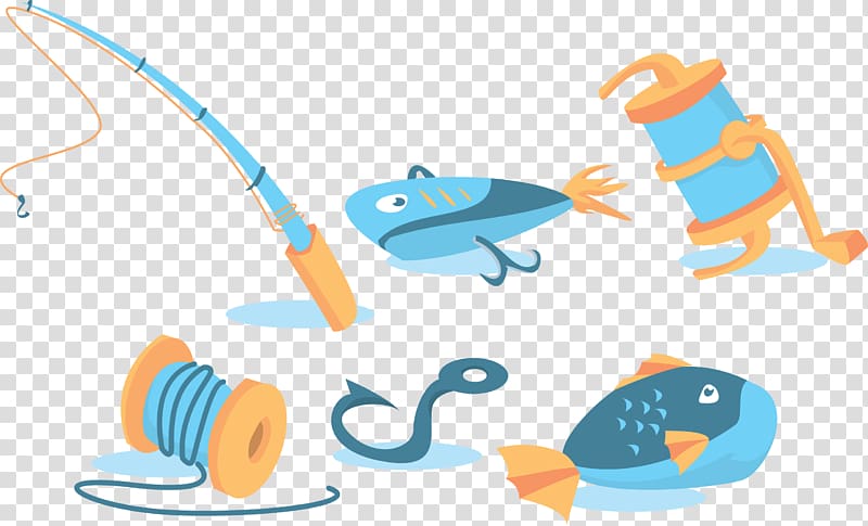 Fishing rod Fishing tackle Fish hook, Cartoon fishing hook transparent background PNG clipart