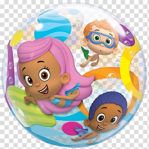 Bubble Guppies Gas balloon Guppy Birthday, balloon transparent background PNG clipart