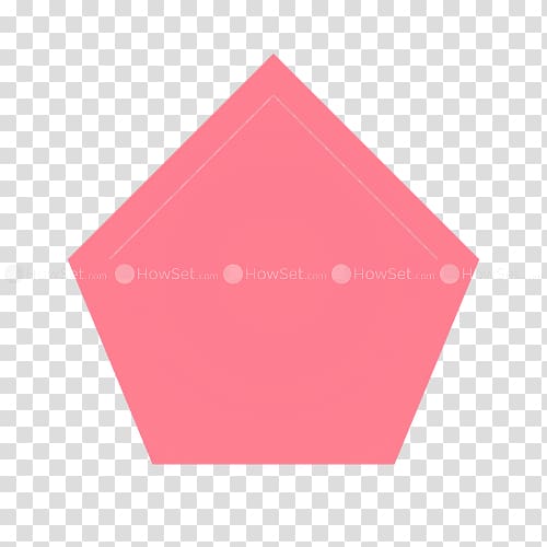 Rectangle Pink M, Half Fold transparent background PNG clipart