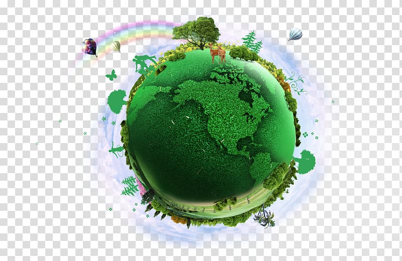 Environmental protection Earth Trivia Energy conservation Natural environment, Green Earth transparent background PNG clipart