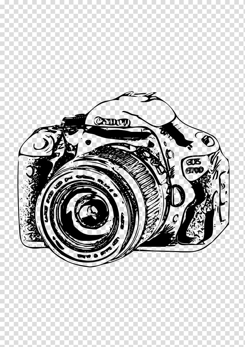 Canon EOS Camera , camera drawing transparent background PNG clipart