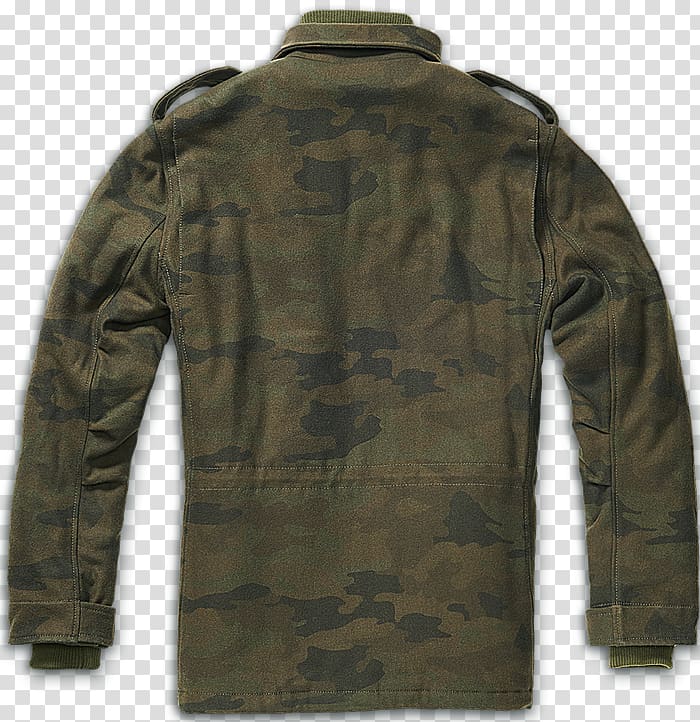 M-1965 field jacket Feldjacke Parka U.S. Woodland, jacket transparent background PNG clipart
