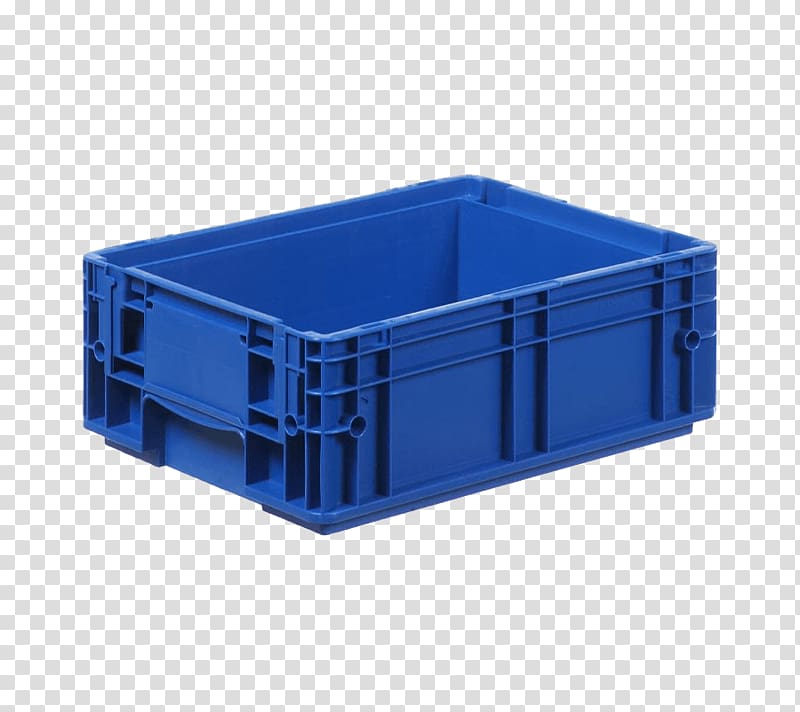 Euro container Plastic German Association of the Automotive Industry Bottle crate Intermodal container, Blue Container transparent background PNG clipart