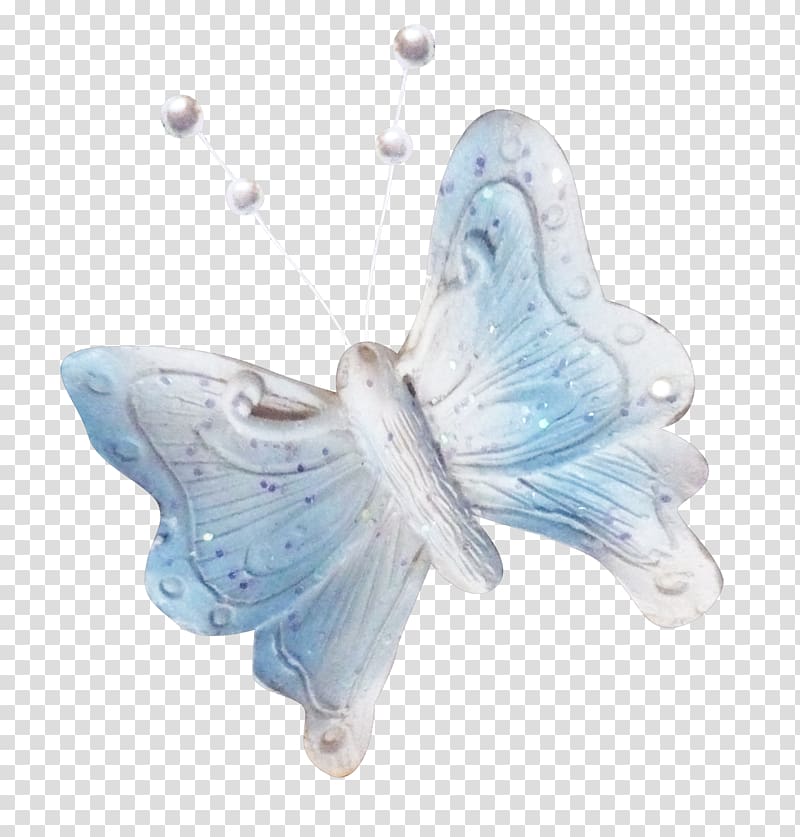 Butterfly Phengaris alcon, Beautiful blue butterfly transparent background PNG clipart