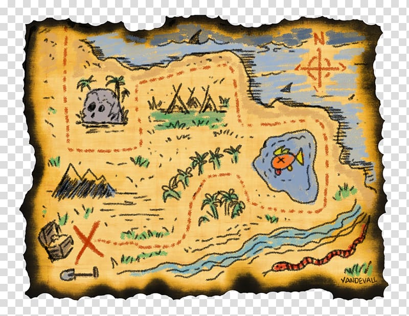 treasure map illustration, Treasure map World map Child, pirate map transparent background PNG clipart