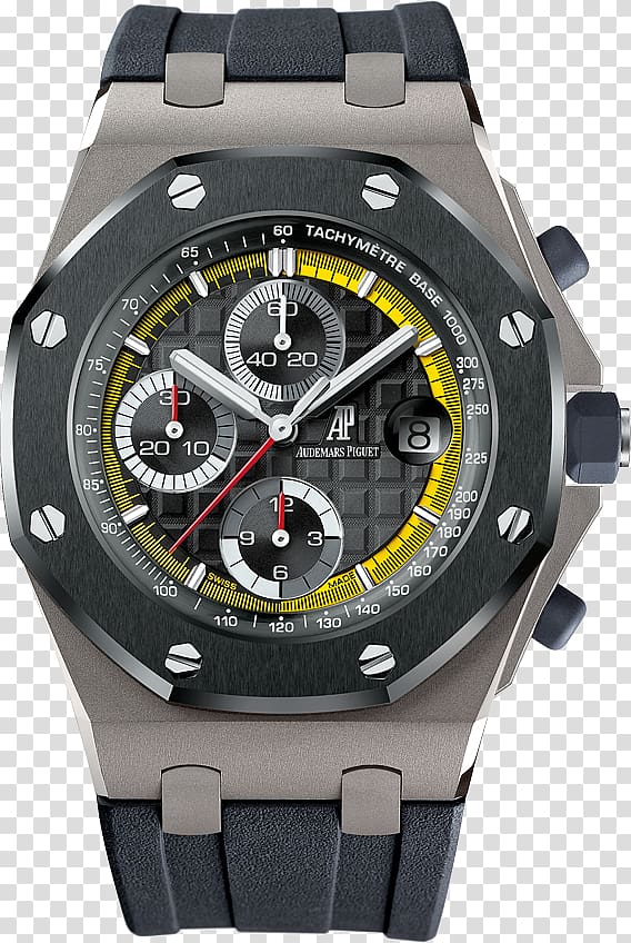 Automatic watch Chanel Audemars Piguet Tourbillon, watch transparent background PNG clipart