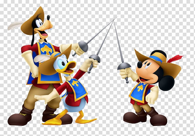 Mickey Mouse Donald Duck Minnie Mouse The Three Musketeers Goofy, prince exclusive transparent background PNG clipart