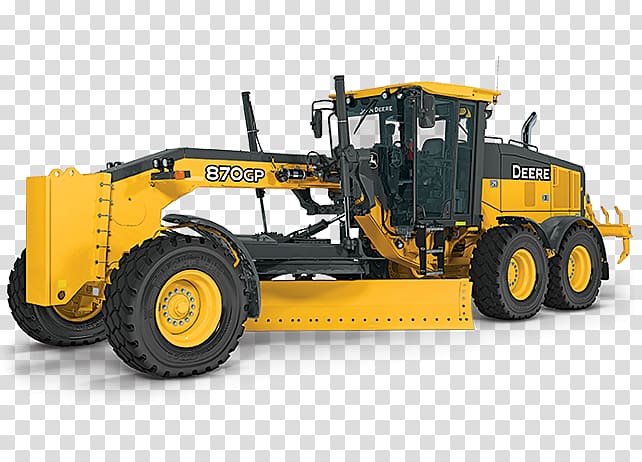 John Deere Grader Heavy Machinery Architectural engineering Tractor, motor gp transparent background PNG clipart