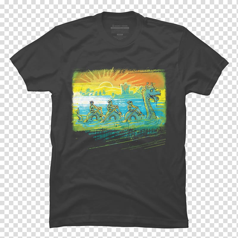 T-shirt Loch Ness Monster Sea monster Unicorn Ball, T-shirt transparent background PNG clipart