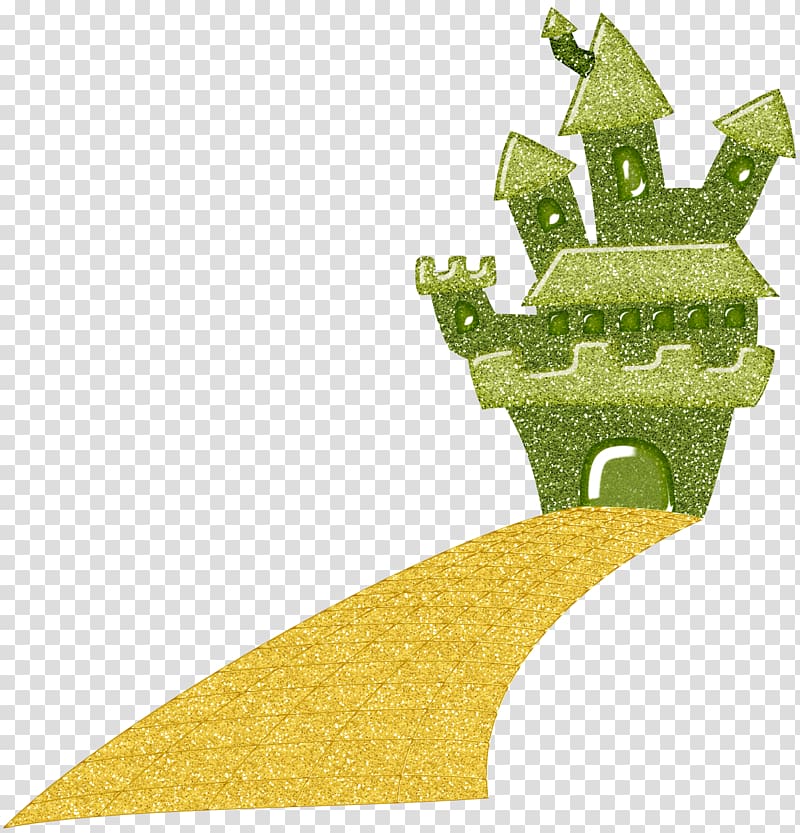 Leaf Green Pattern, castle transparent background PNG clipart