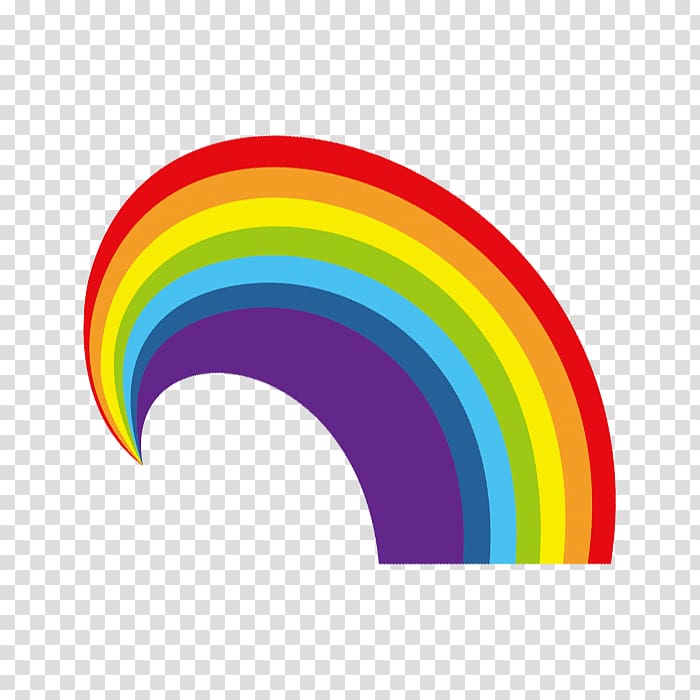 rainbow illustration, Graphic design Rainbow Sky Font, rainbow transparent background PNG clipart