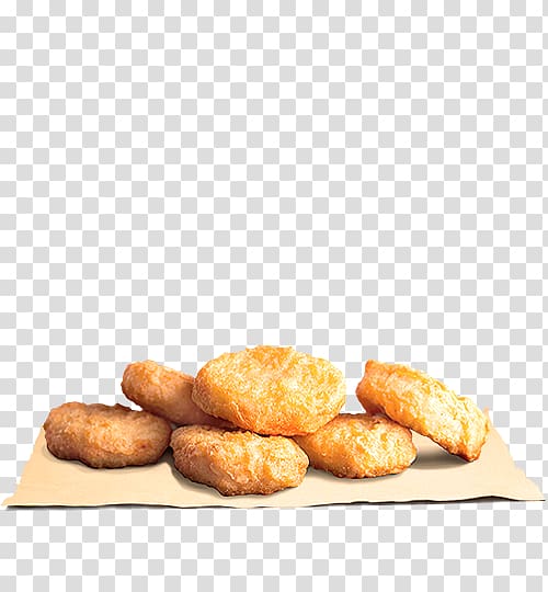 Burger King chicken nuggets Hamburger Chicken fingers, nuggets transparent background PNG clipart