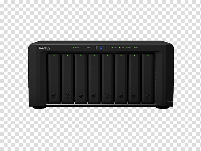 Synology Inc. Network Storage Systems NAS server casing Synology DiskStation DS1517+ Disk array QNAP Systems, Inc., nas transparent background PNG clipart