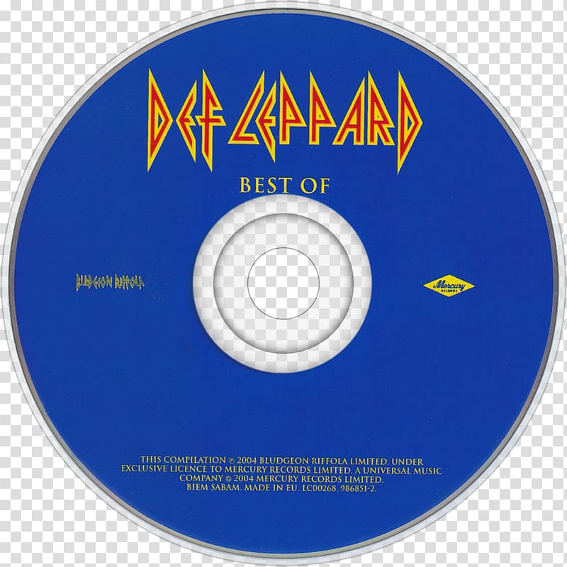 Compact disc Best of Def Leppard Rock of Ages: The Definitive Collection Music, Def Leppard transparent background PNG clipart