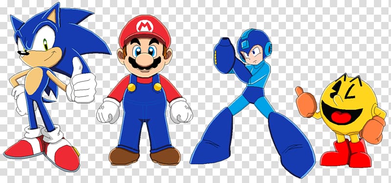 Mario & Sonic at the Olympic Games Pac-Man Knuckles the Echidna Sonic Adventure Sticks the Badger, mario sonic friends coloring pages transparent background PNG clipart