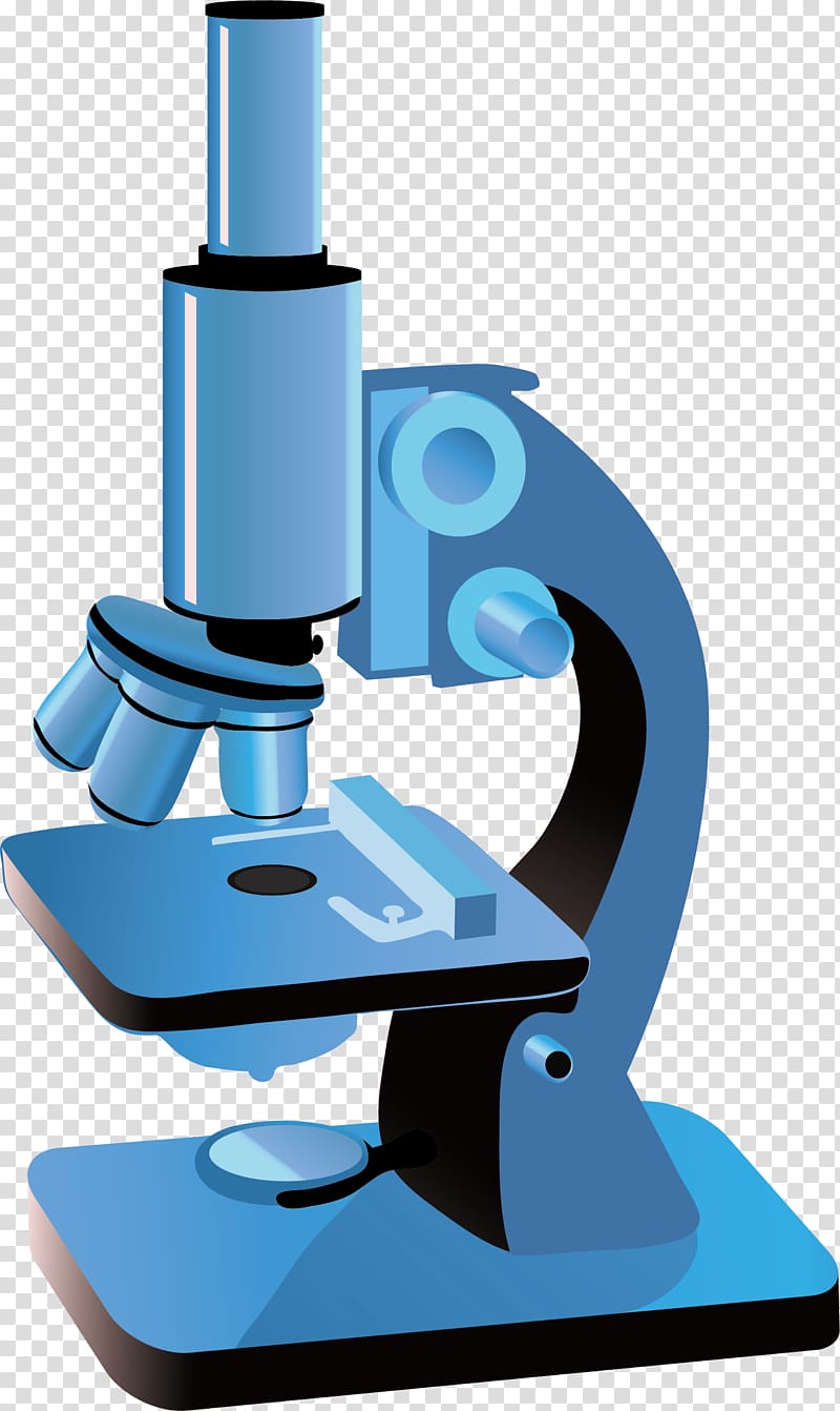 blue microscope illustration, Microscope Drawing Illustration, Microscope material transparent background PNG clipart