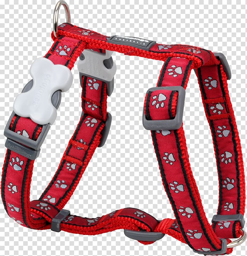 Dog harness Dingo Puppy Dog collar, red collar dog transparent background PNG clipart