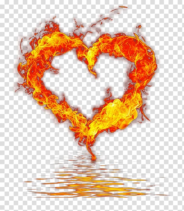 Heart Fire Flame Valentine's Day Instagram, heart transparent background PNG clipart