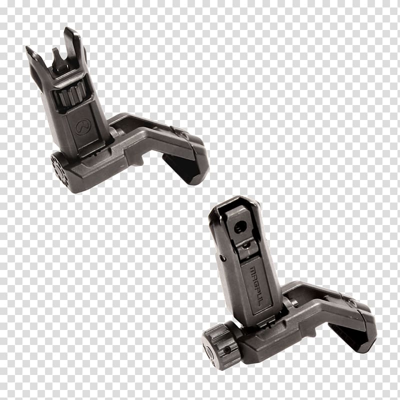 Magpul Industries Iron sights Picatinny rail Firearm, Front Sight transparent background PNG clipart