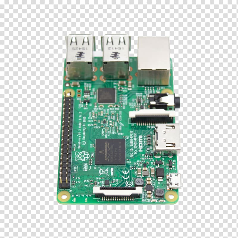 Microcontroller TV Tuner Cards & Adapters Raspberry Pi 3 Computer, Computer transparent background PNG clipart