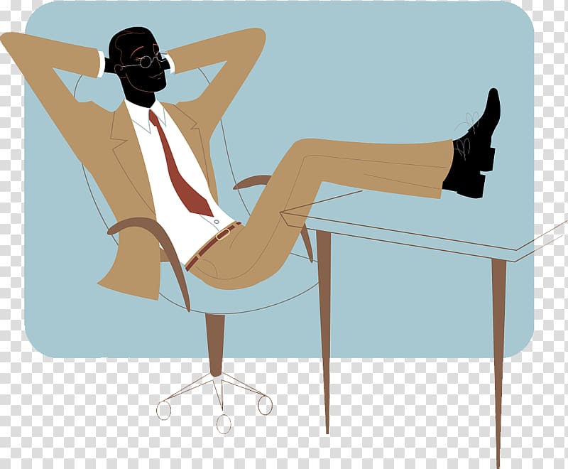Illustration, Flat wind, relax after work transparent background PNG clipart