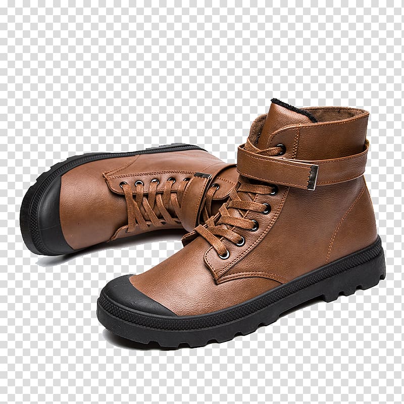 Boot Leather Brown Shoe, Hiking boots khaki transparent background PNG clipart