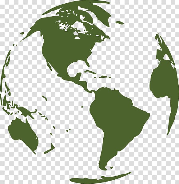 Globe Map , continents transparent background PNG clipart